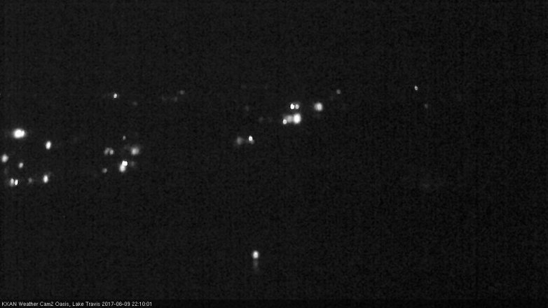 Lake Travis webcam, June 9, 2017 9:20 PM CT