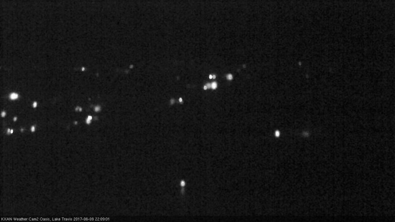 Lake Travis webcam, June 9, 2017 9:30 PM CT