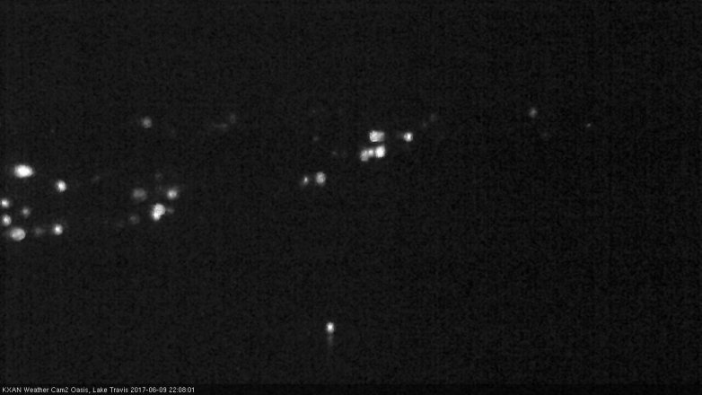 Lake Travis webcam, June 9, 2017 9:35 PM CT