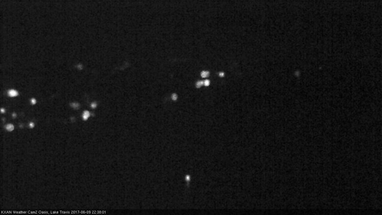 Lake Travis webcam, June 9, 2017 9:45 PM CT