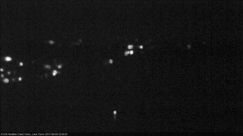 Lake Travis webcam, June 9, 2017 10:05 PM CT