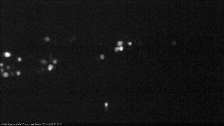 Lake Travis webcam, June 9, 2017 10:25 PM CT