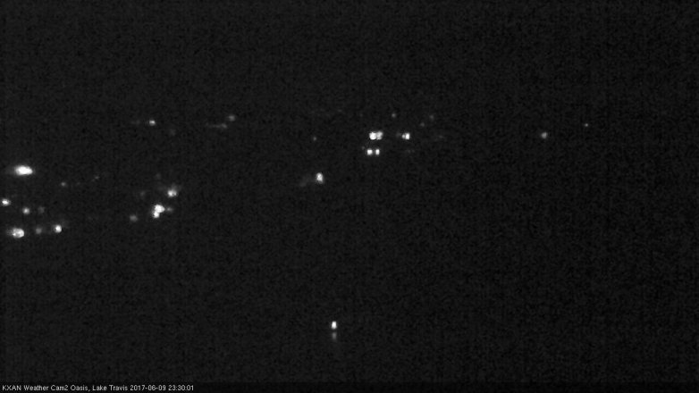 Lake Travis webcam, June 9, 2017 10:40 PM CT