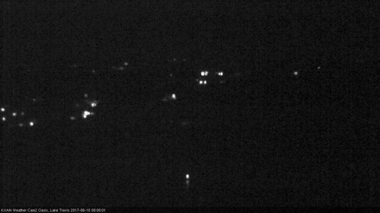 Lake Travis webcam, June 9, 2017 11:30 PM CT