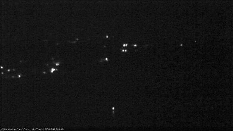 Lake Travis webcam, June 9, 2017 11:35 PM CT