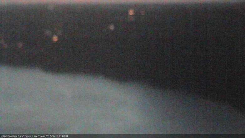 Lake Travis webcam, June 10, 2017 8:25 PM CT