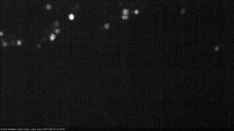 Lake Travis webcam, June 10, 2017 9:50 PM CT