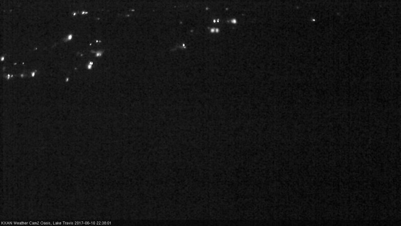 Lake Travis webcam, June 10, 2017 10:10 PM CT