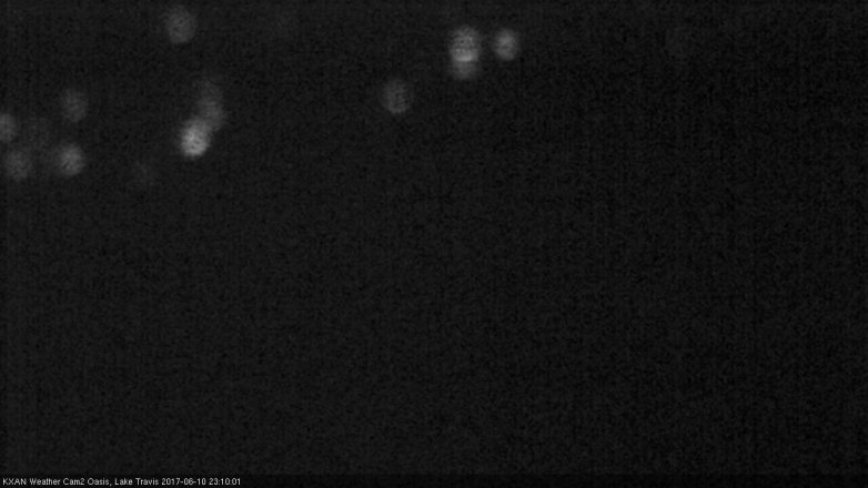 Lake Travis webcam, June 10, 2017 10:30 PM CT