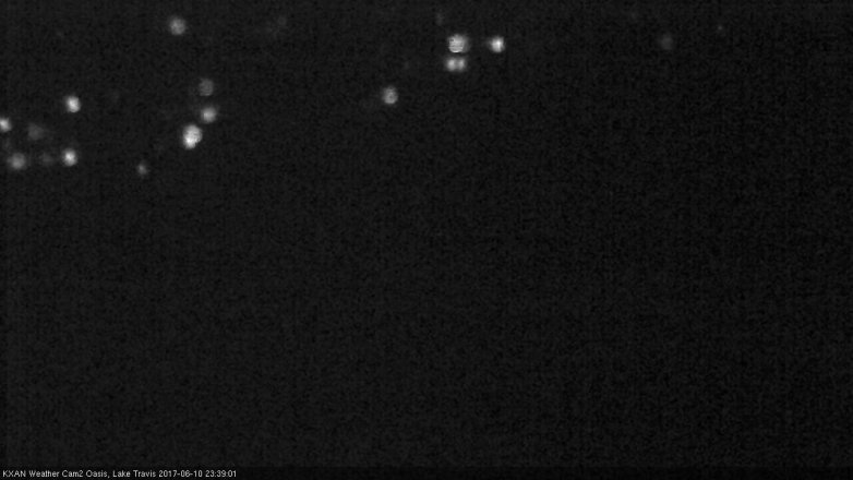 Lake Travis webcam, June 10, 2017 10:50 PM CT