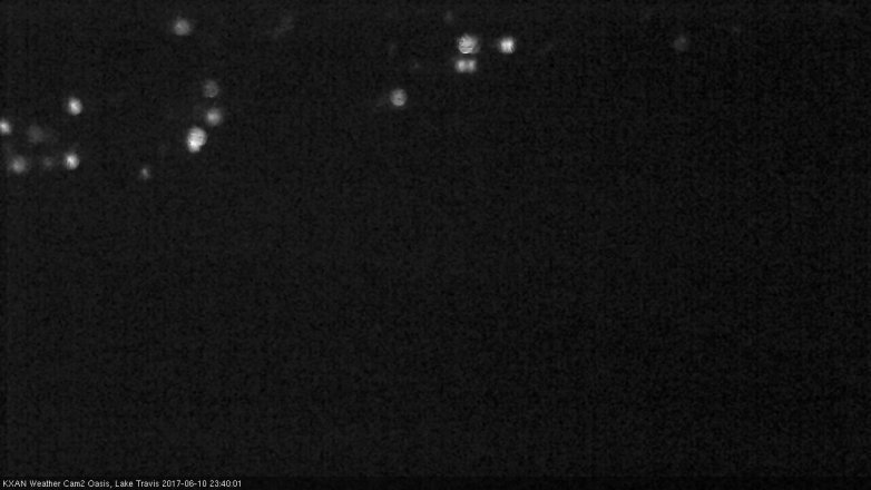 Lake Travis webcam, June 10, 2017 10:55 PM CT