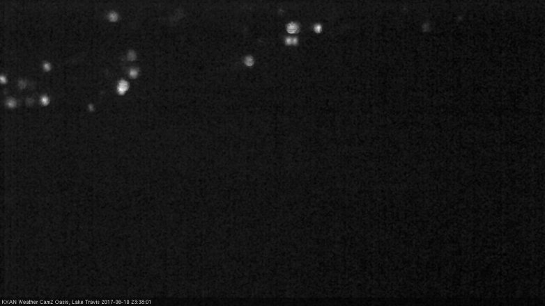 Lake Travis webcam, June 10, 2017 11:05 PM CT