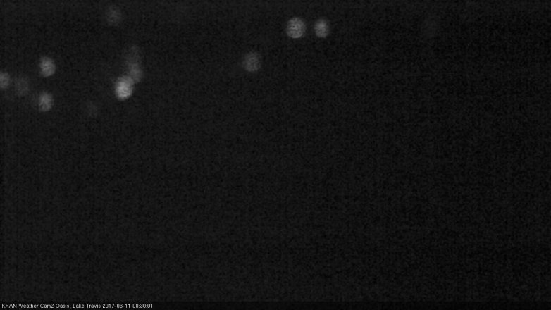 Lake Travis webcam, June 10, 2017 11:45 PM CT