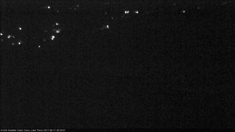 Lake Travis webcam, June 10, 2017 11:55 PM CT