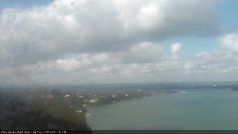 Lake Travis webcam, June 11, 2017 9:15 AM CT