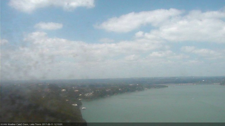 Lake Travis webcam, June 11, 2017 11:20 AM CT