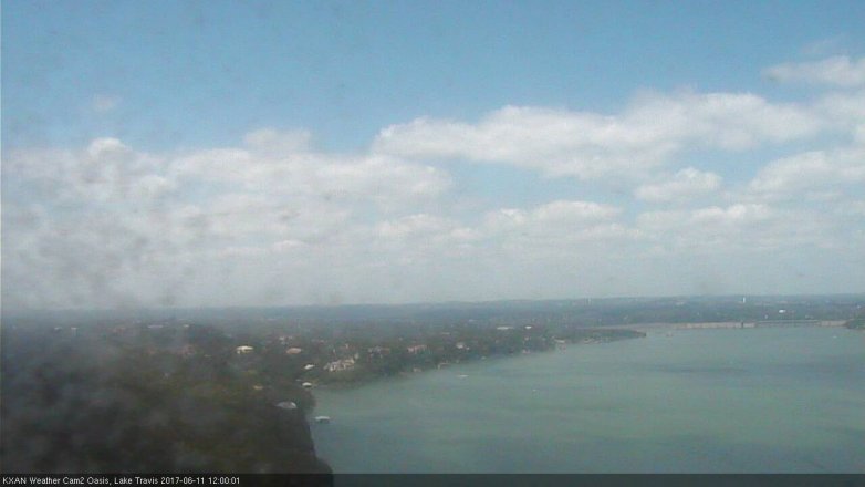 Lake Travis webcam, June 11, 2017 11:25 AM CT
