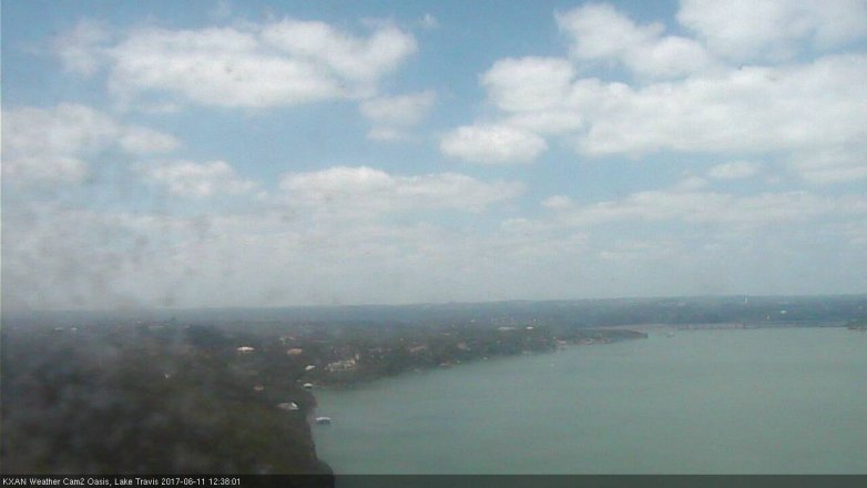 Lake Travis webcam, June 11, 2017 12:05 PM CT