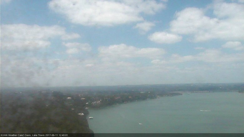 Lake Travis webcam, June 11, 2017 12:10 PM CT