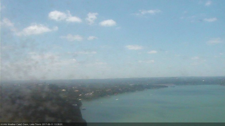 Lake Travis webcam, June 11, 2017 1:05 PM CT