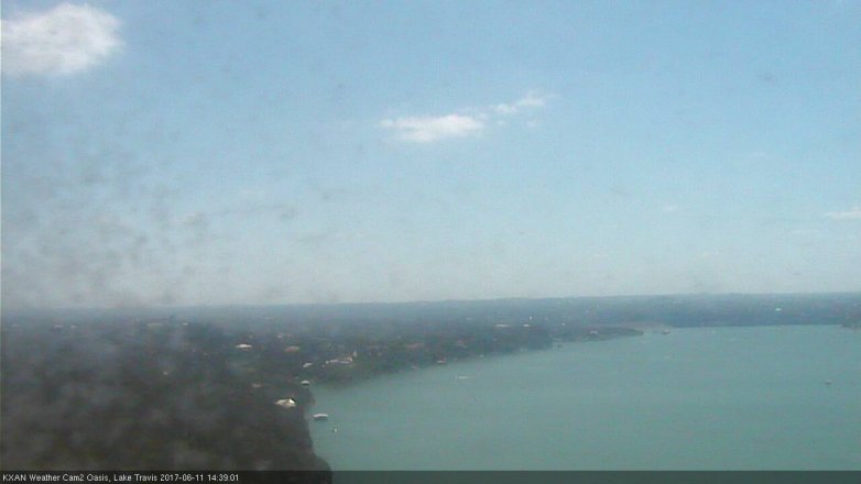 Lake Travis webcam, June 11, 2017 1:50 PM CT
