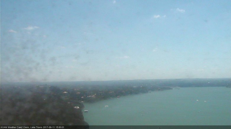 Lake Travis webcam, June 11, 2017 2:15 PM CT