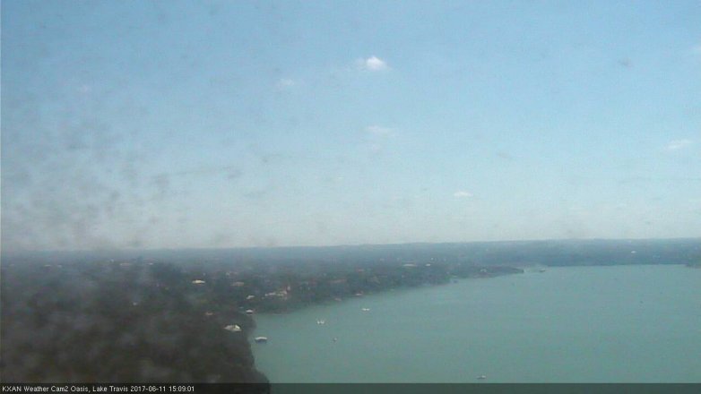 Lake Travis webcam, June 11, 2017 2:20 PM CT