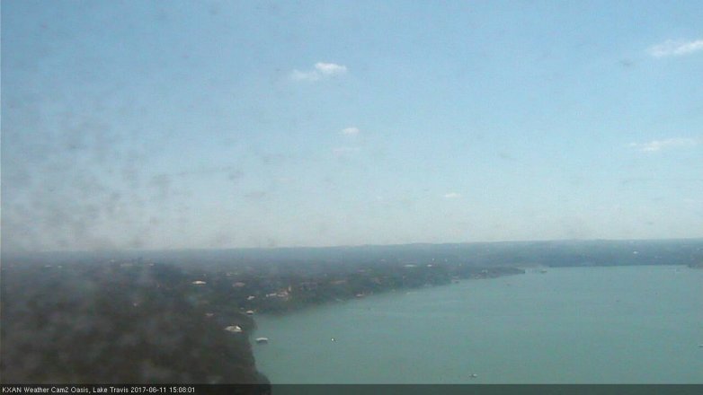 Lake Travis webcam, June 11, 2017 2:35 PM CT