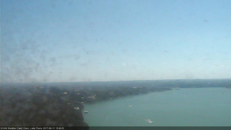 Lake Travis webcam, June 11, 2017 3:05 PM CT