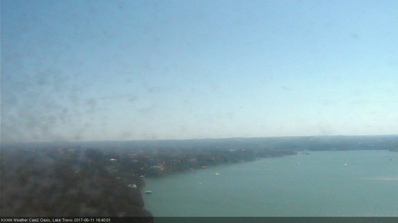 Lake Travis webcam, June 11, 2017 3:45 PM CT