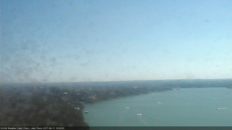 Lake Travis webcam, June 11, 2017 4:00 PM CT