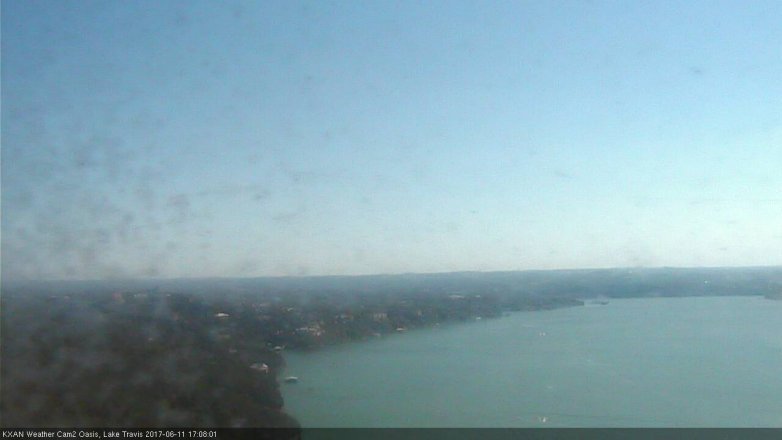 Lake Travis webcam, June 11, 2017 4:30 PM CT