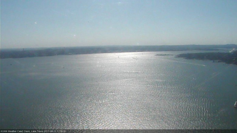 Lake Travis webcam, June 11, 2017 4:35 PM CT