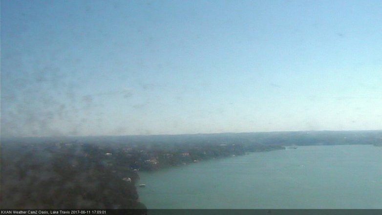 Lake Travis webcam, June 11, 2017 4:40 PM CT