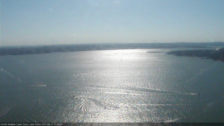 Lake Travis webcam, June 11, 2017 4:50 PM CT