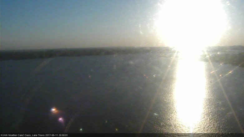 Lake Travis webcam, June 11, 2017 7:30 PM CT