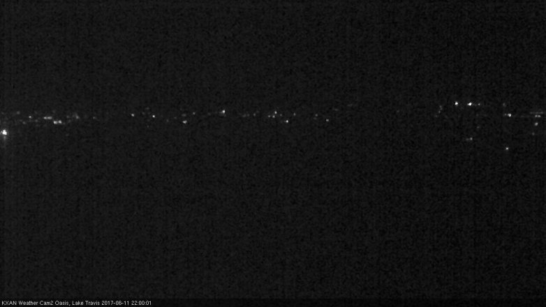 Lake Travis webcam, June 11, 2017 9:15 PM CT