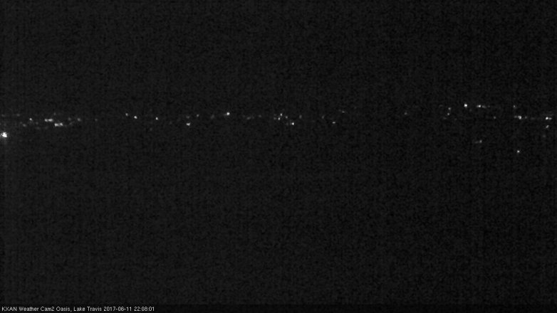 Lake Travis webcam, June 11, 2017 9:20 PM CT