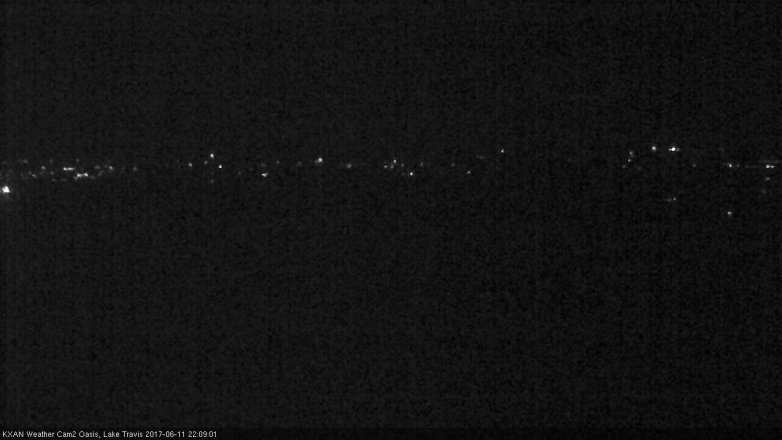 Lake Travis webcam, June 11, 2017 9:25 PM CT