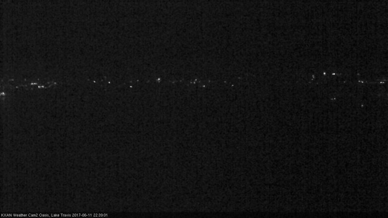 Lake Travis webcam, June 11, 2017 9:45 PM CT
