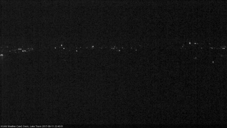 Lake Travis webcam, June 11, 2017 10:05 PM CT