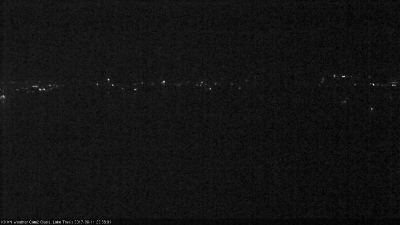 Lake Travis webcam, June 11, 2017 10:10 PM CT