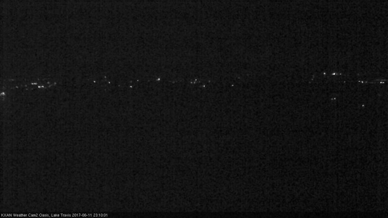 Lake Travis webcam, June 11, 2017 10:20 PM CT