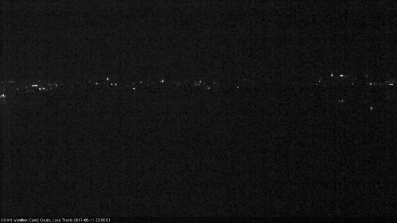 Lake Travis webcam, June 11, 2017 10:25 PM CT
