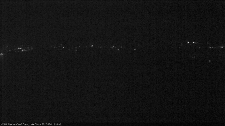 Lake Travis webcam, June 11, 2017 10:30 PM CT
