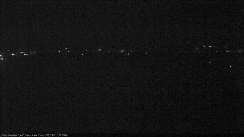 Lake Travis webcam, June 11, 2017 10:45 PM CT