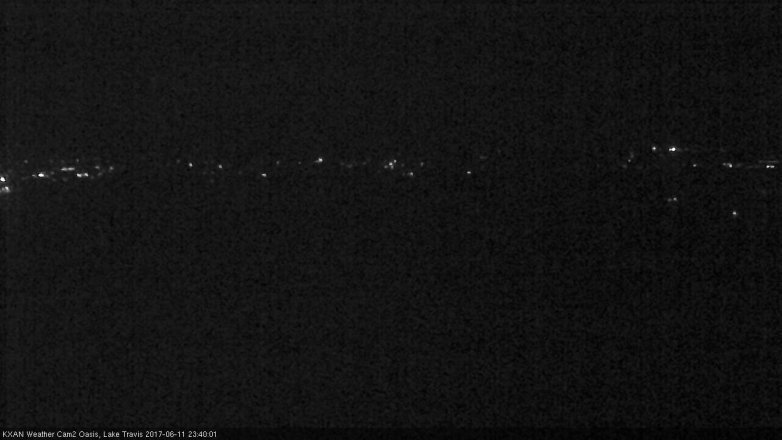 Lake Travis webcam, June 11, 2017 11:10 PM CT