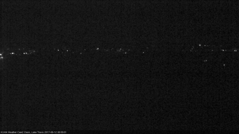 Lake Travis webcam, June 11, 2017 11:30 PM CT