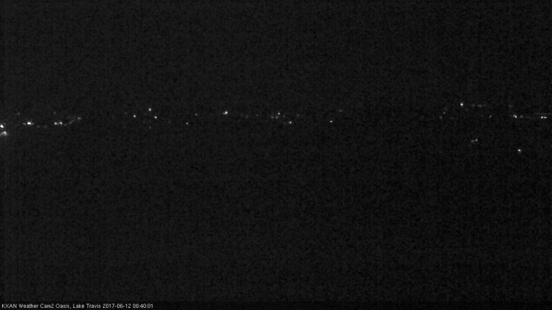 Lake Travis webcam, June 11, 2017 11:45 PM CT