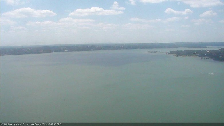 Lake Travis webcam, June 12, 2017 2:40 PM CT